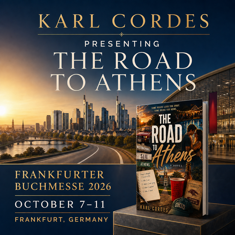 Karl Cordes presenting The Road to Athens at Frankfurter Buchmesse 2026