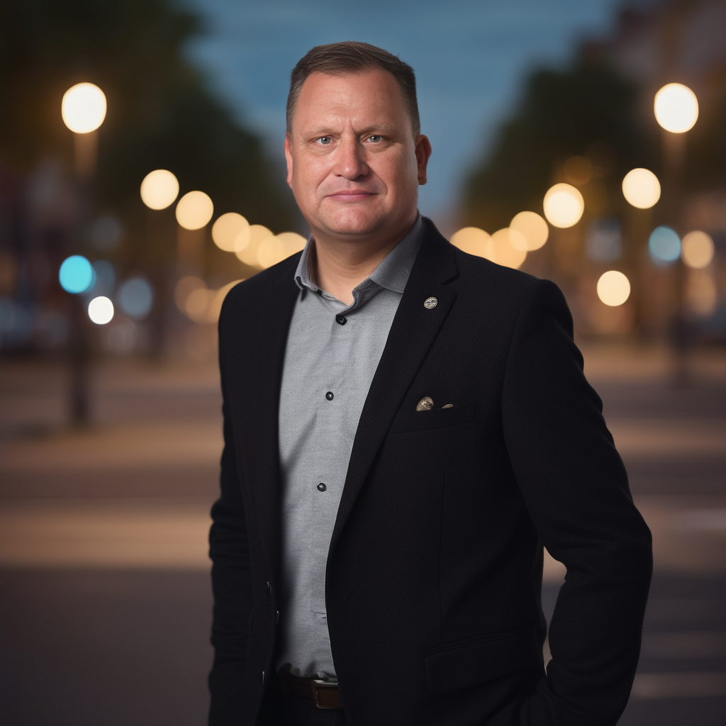 Portrait of author Karl Cordes
